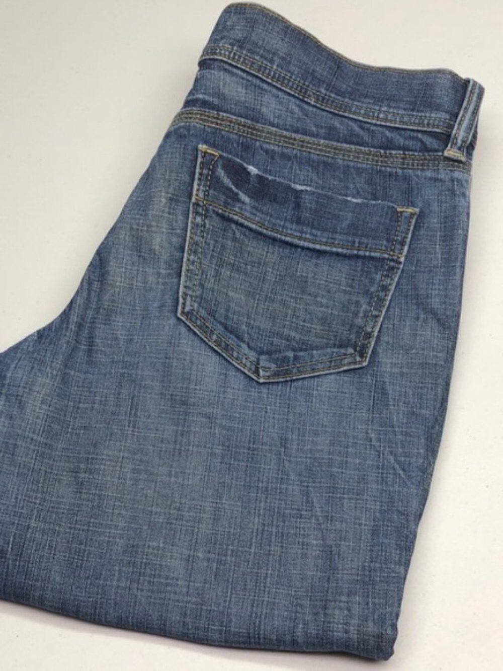 VINTAGE OLD NAVY LOW WAIST STRETCH CAPRI JEANS 10/30x22 ⭐️
